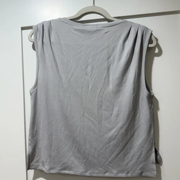 Gray Sleeveless Top - Picture 2 of 4